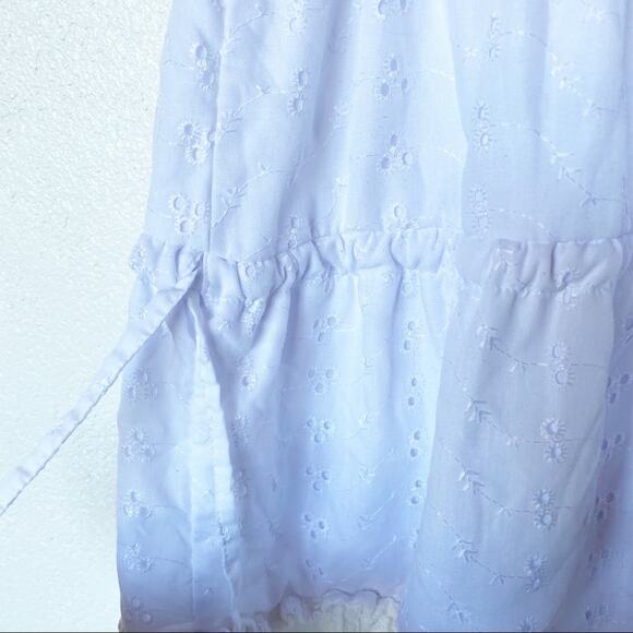 Missguided Eyelet Crochet Sleeveless Dress Size 10 - Picture 6 of 11